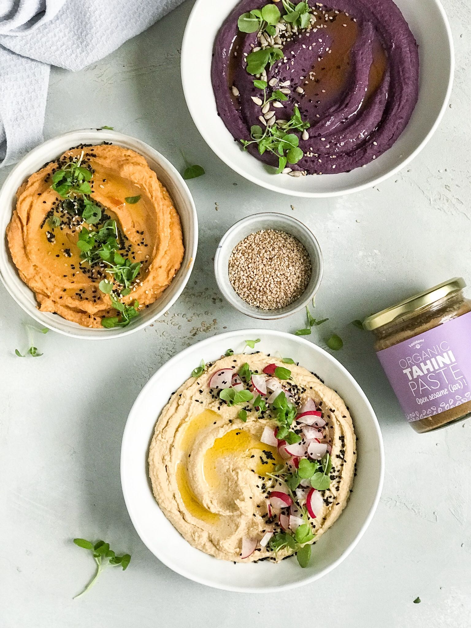 Hummus trio